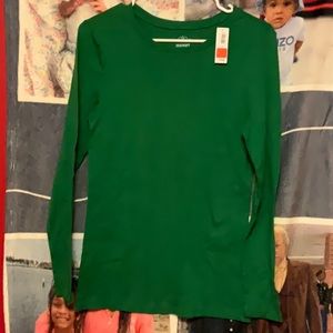 Old Navy Green long sleeve Tee